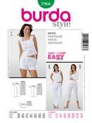 Leisure Pants &amp; Shorts in Burda Style (7966)