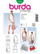 Shoulder Bags in Burda Young (7223)