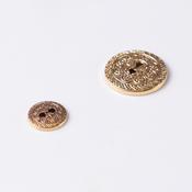 Plastic 2-Hole Button - Antique French