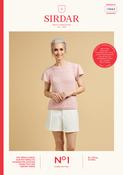 Scallop Sleeved Sweater in Sirdar No 1 DK (10663) - PDF