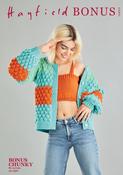 Bubble Cardigan &amp; Bralette in Hayfield Bonus Chunky (10603) - PDF image