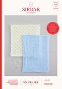 Lacy Blankets in Sirdar Snuggly 3 Ply (5470) - CROCHET - PDF