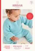 Baby Sweater &amp; Leggings in Sirdar Snuggly Cashmere Merino DK (5476) - PDF