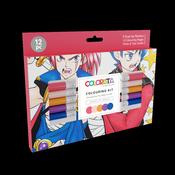 Manga Colouring Set - Heroes Of Manga image