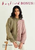 Clever Cable Sweater in Hayfield Bonus Chunky Tweed (10341) - PDF