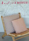Zig Zag Cable Cushions in Hayfield Bonus DK (10255) - PDF
