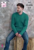 Sweater &amp; Pullover in King Cole Luxury Merino DK (5247)