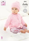Jacket, Sweater, Hat &amp; Blanket in King Cole Comfort Chunky (5845)