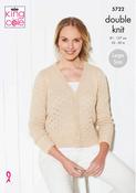 Cardigans in King Cole Bamboo Cotton (5722)