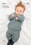 Jumper &amp; Trousers in Rico Baby Classic DK (1028) - PDF image