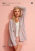Cardigan in Rico Fashion Silk Blend DK (557) - PDF image