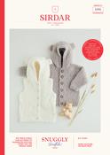 Hooded Gilet &amp; Jacket in Sirdar Snuggly Snowflake Chunky (5395) - PDF