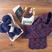 Yarn Vibes Knitting Kit - Casey Aran Cabled Scarf image