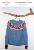 Clodagh Colourwork Sweater in Yarn Vibes Aran - PDF