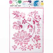 Self Adhesive Stencil - Flowers