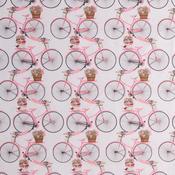 Flower Bicycles - 100% Cotton image