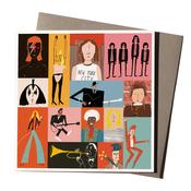 Greeting Card - Musicians image