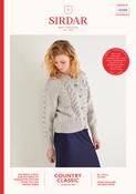 Lace &amp; Bobble Cardigan in Sirdar Country Classic DK (10200) - PDF