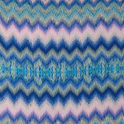 Pastel Soundwave Abstract Stripe Micro-Pleated Polyester - Per ¼ Metre image