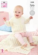 Cardigan &amp; Blanket in Big Value Baby 3 Ply (5508) image