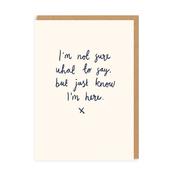 Greeting Card - Just Know I'm Here image