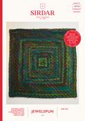 Ornamentals Blanket in Sirdar Jewelspun Aran (10724) - CROCHET - PDF image
