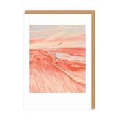 Greeting Card - Red Grass Fields image