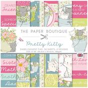 8" x 8" Paper Embellishment Pad - Pretty Kitty