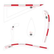 Tailor's Ruler Template Set (5pk) image