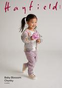 Daisy Chain Cardigan in Hayfield Baby Blossom Chunky (5568) - PDF image