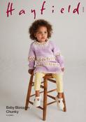 Flower Power Dress in Hayfield Baby Blossom Chunky (5569) - PDF image