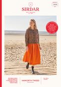 Coastal Path Cardigan in Sirdar Haworth Tweed DK (10696) - PDF image