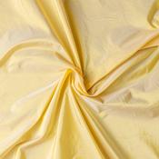 100% Taffeta Silk in Yellow/Lemon - Per ¼ Metre image