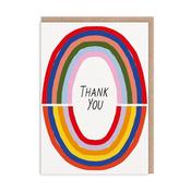 Greeting Card - Rainbows Thank You