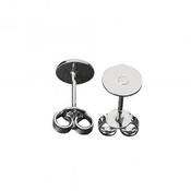 Earring Studs w/Backs (2pk) - Platnium image