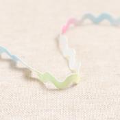 Ric-Rac Pastel Trim (10mm) - Per Metre