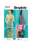 Slouch Design Bags by Elaine Heigl Designs in Simplicity (S9803)