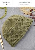 Niamh Cabled Hat in Yarn Vibes Aran