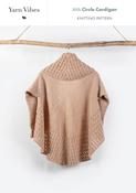 Ava Circle Cardigan in Yarn Vibes 4 Ply