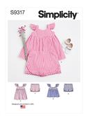 Babies' Sporty Dress, Top &amp; Shorts in Simplicity Kids (S9317)
