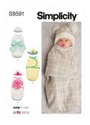 Babies' Buntings &amp; Hats in Simplicity Kids (S9591)