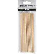 Wooden Birch Sticks (20pk) - 15cm