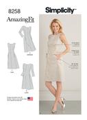 Amazing Fit Dress in Simplicity Misses' &amp; Women's (S8258) image