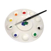 Round Plastic Paint Palette image