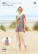 Top &amp; Waistcoat in Rico Creative Cotton Colour Coated (878) - PDF