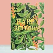 Greeting Card - Happy Birthday Fauna - Paper Cut Art