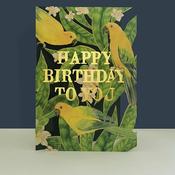 Greeting Card - Happy Birthday to You - Paper Cut Art