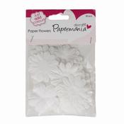 Large Paper Flowers (50pcs) - White