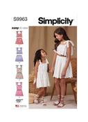Tops, Skirts &amp; Dresses in Simplicity Kids (S9963) image