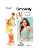 1980's Misses' Tops in Simplicity Vintage (S9967)